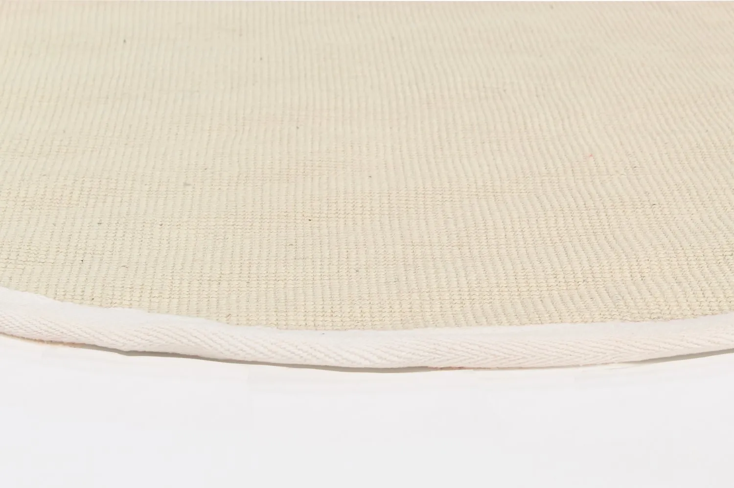 Tappeto rotondo (sisal) - Agave (bianco naturale)