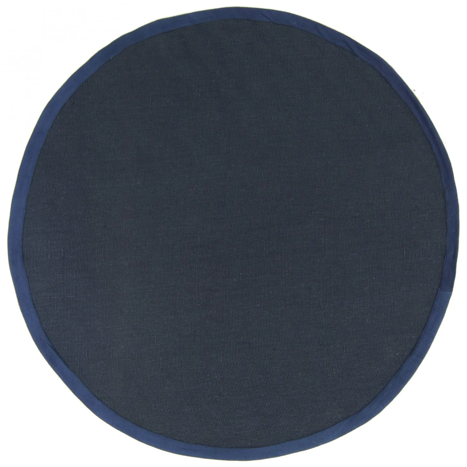 Tappeto rotondo (sisal) - Agave (blu scuro)