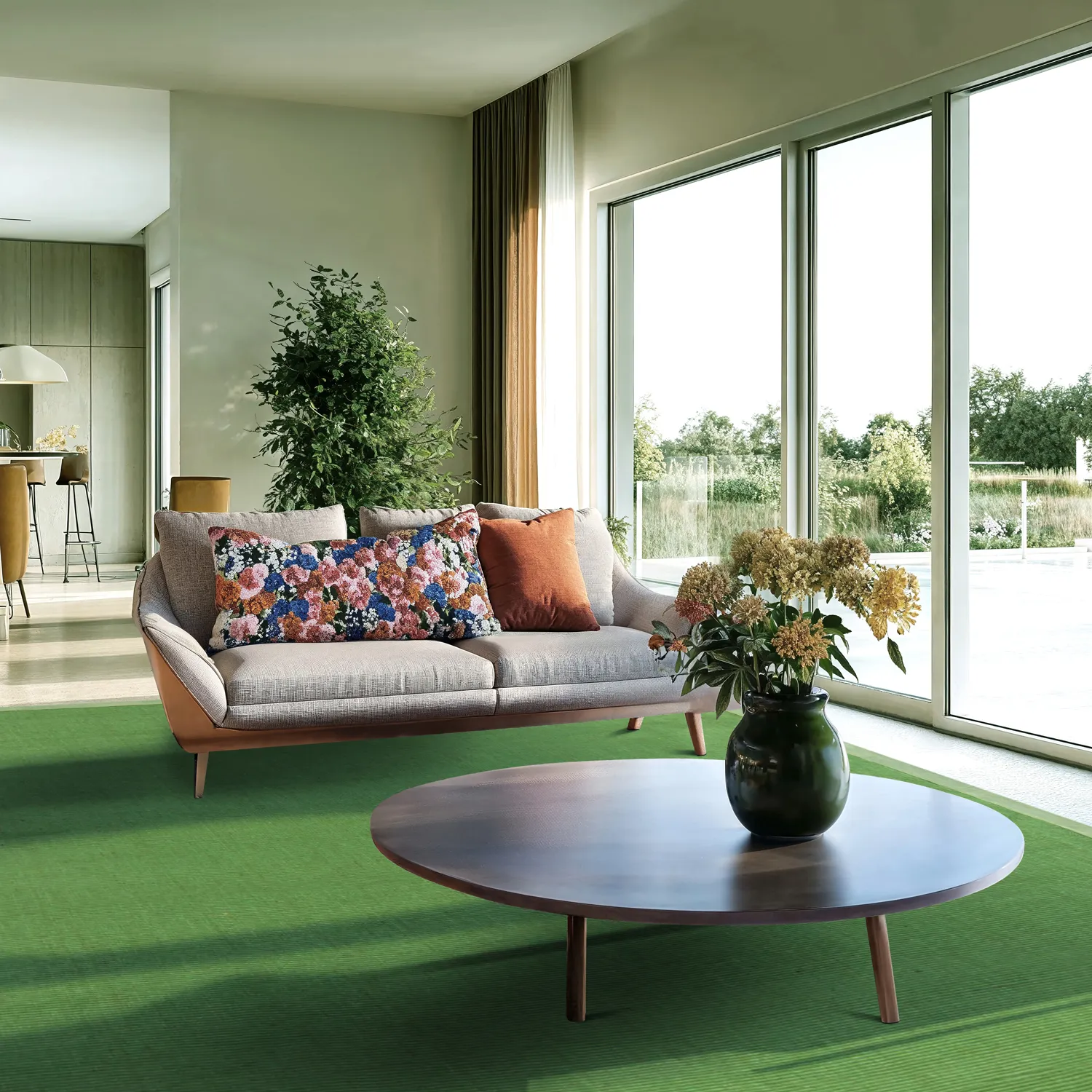 Tappeto In Sisal - Agave (verde)