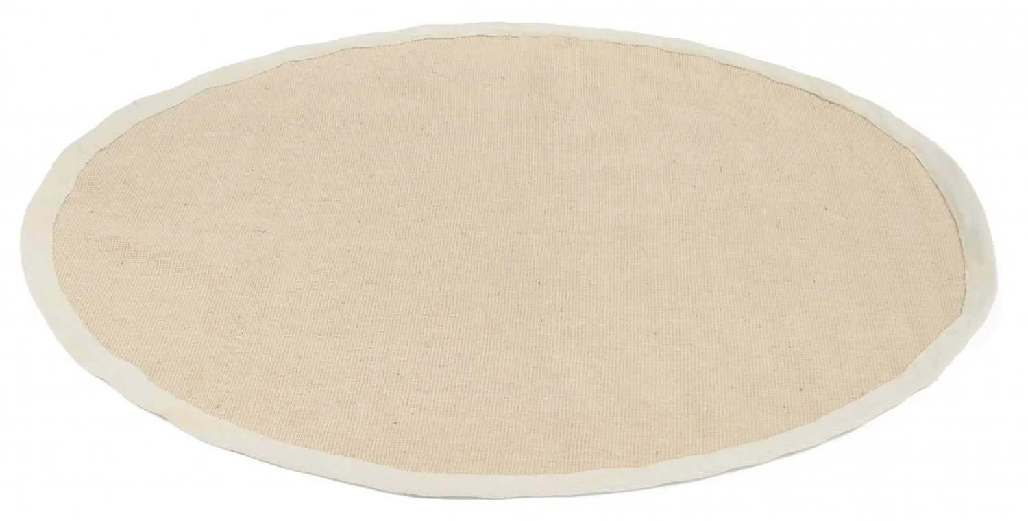 Tappeto rotondo (sisal) - Agave (beige/grigio)