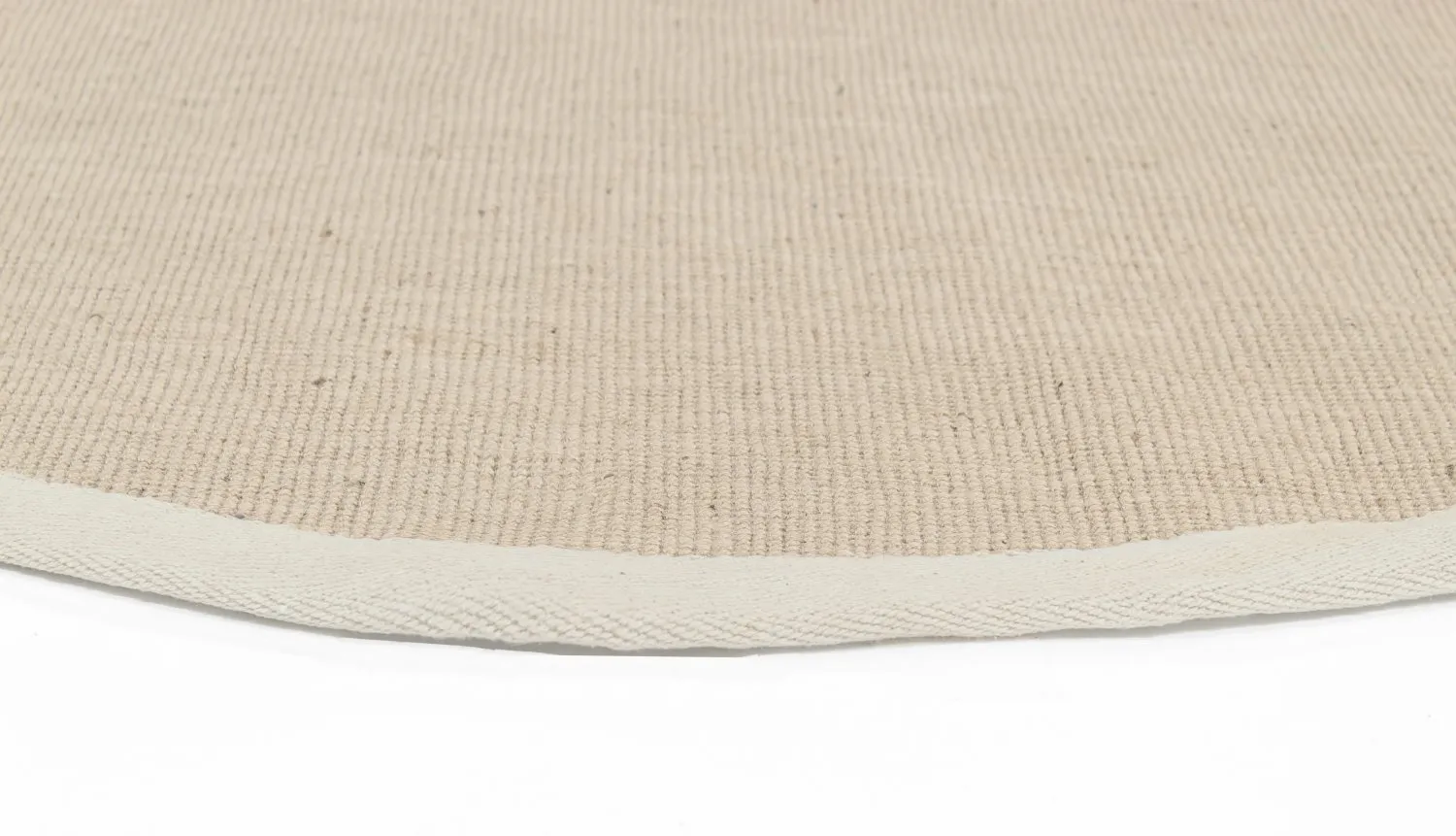 Tappeto rotondo (sisal) - Agave (beige/grigio)