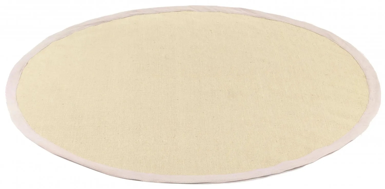Tappeto rotondo (sisal) - Agave (argento/grigio)