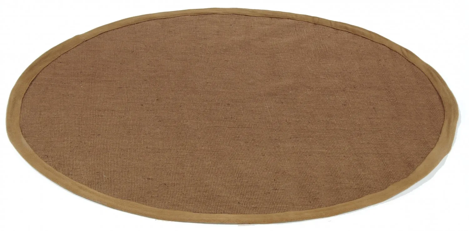 Tappeto rotondo (sisal) - Agave (marrone)