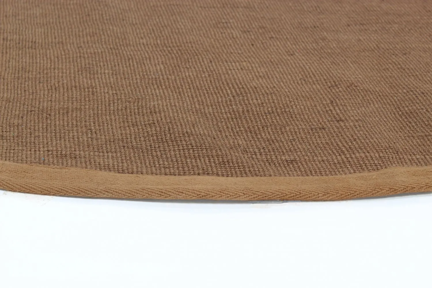 Tappeto rotondo (sisal) - Agave (marrone)