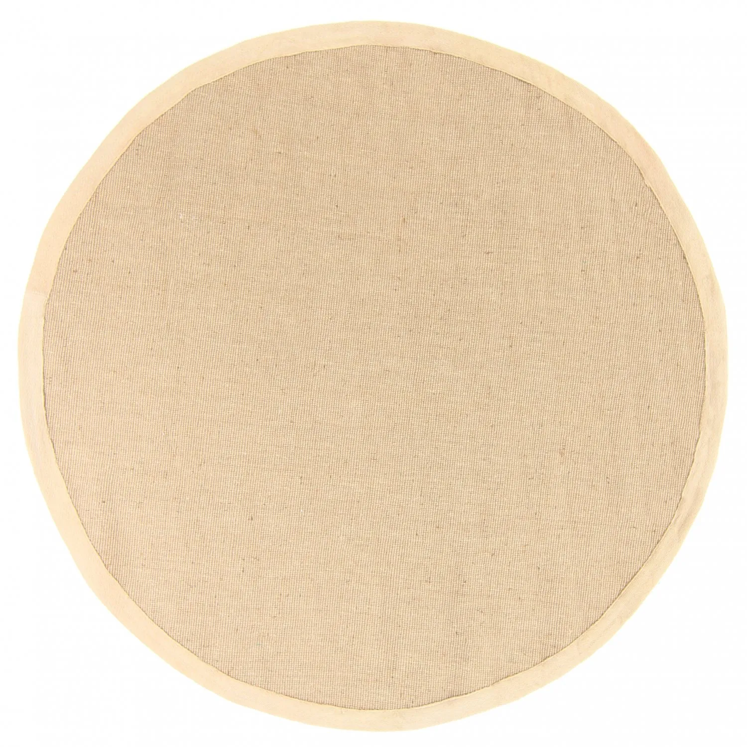 Tappeto rotondo (sisal) - Agave (beige/beige)