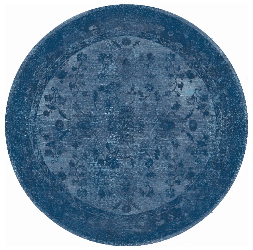 Tappeto rotondo - Gombalia (blu)
