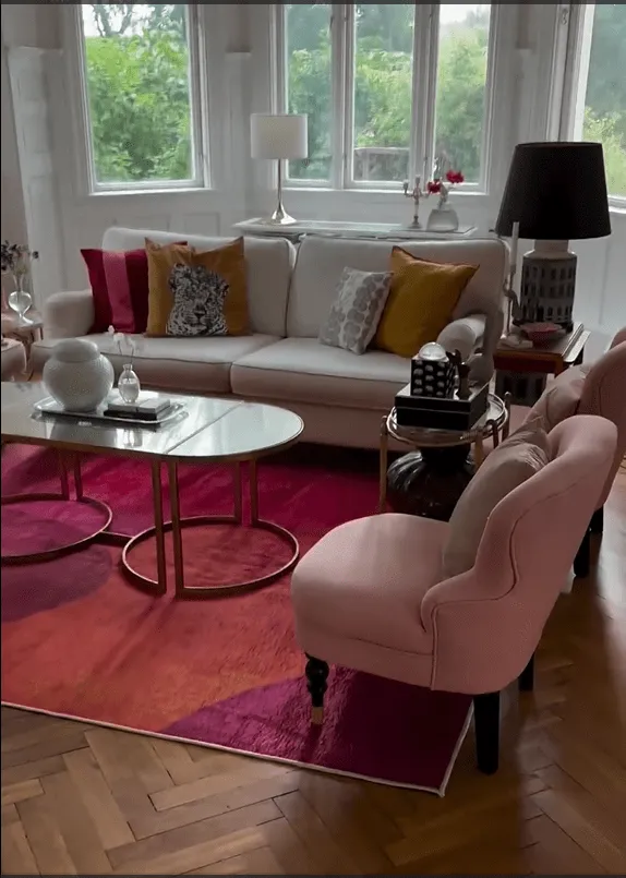 Tappeto Wilton - Lazio (rosa)