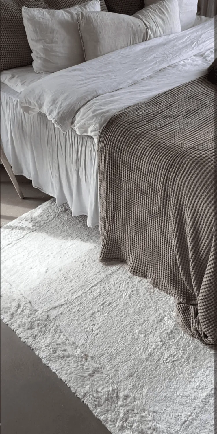 Tappeto A Pelo Lungo - Ebba Natural Cotton Shaggy (offwhite)