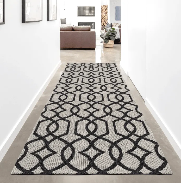 Tappeto Wilton - Kebira (grigio/nero)