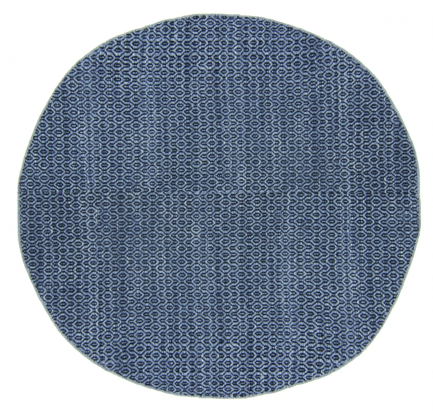 Tappeti rotondi - Snowshill (blu/nero)
