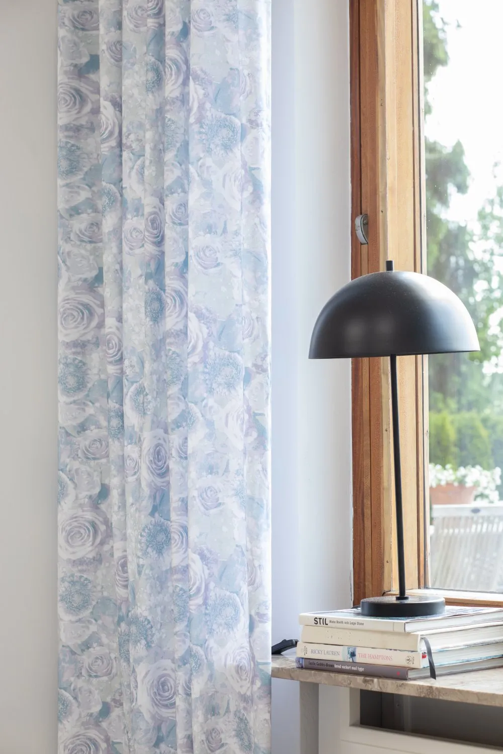 Tende - Cortina di cotone Soft (blu)