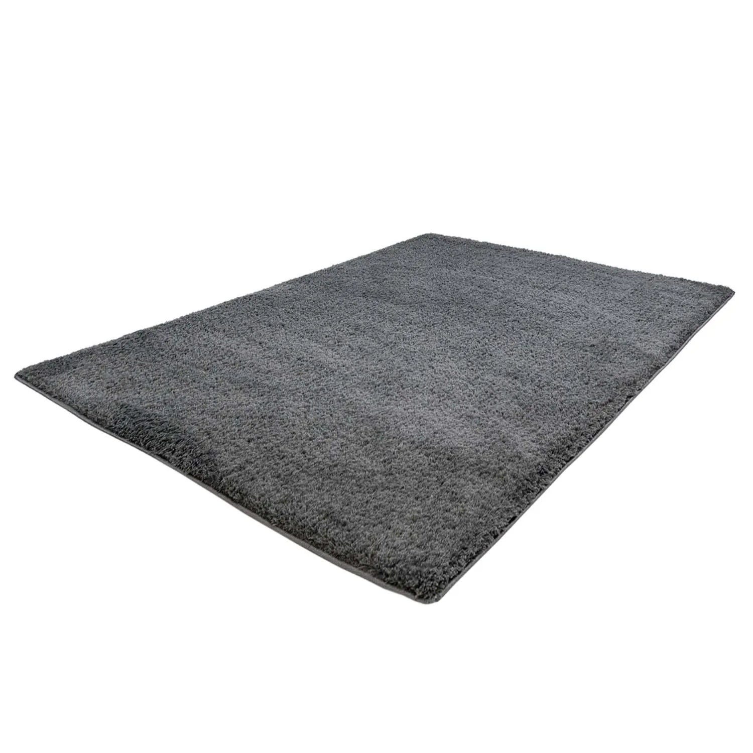 Tappeto A Pelo Lungo - Soft Shine (Grigio scuro)