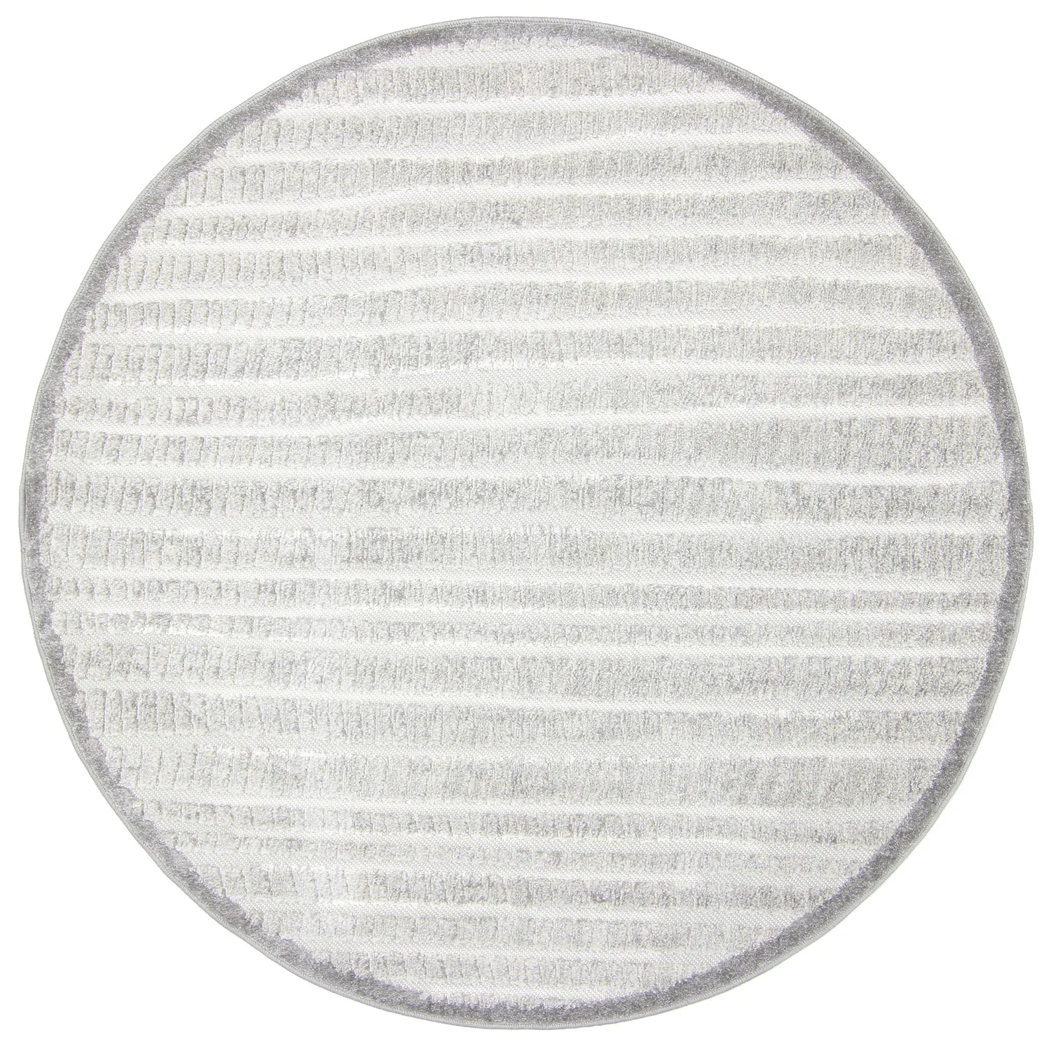Tappeti rotondi - Indoor/Outdoor Kendall (cream/grigio)
