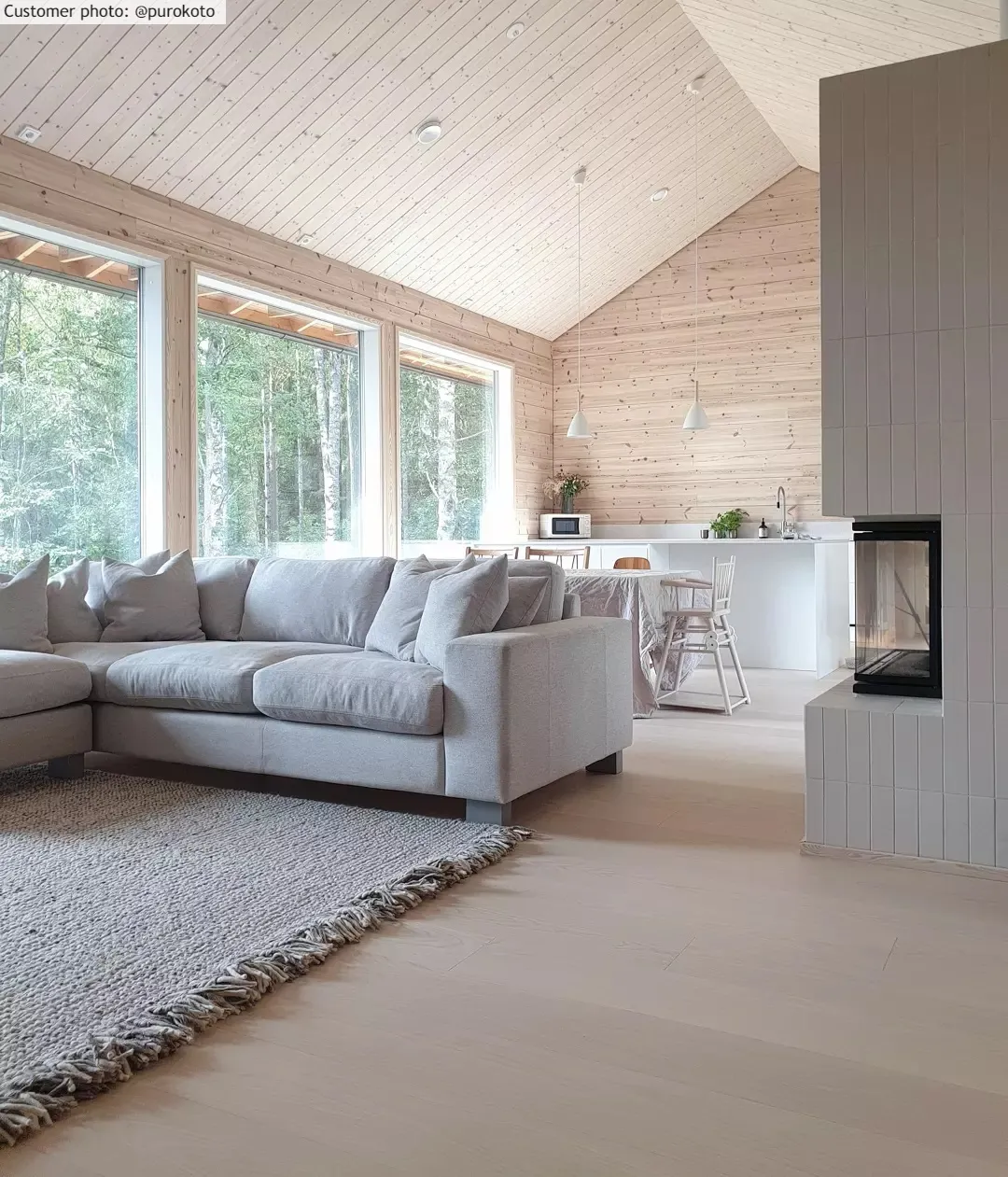Tappeto In Lana - Stromness (grigio/beige)
