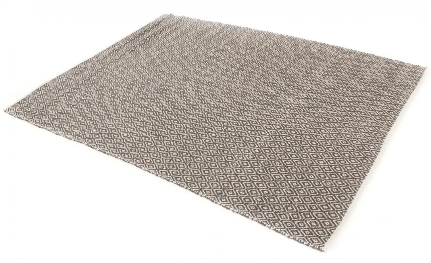 Tappeto In Iuta - Puebla (nero/grigio)