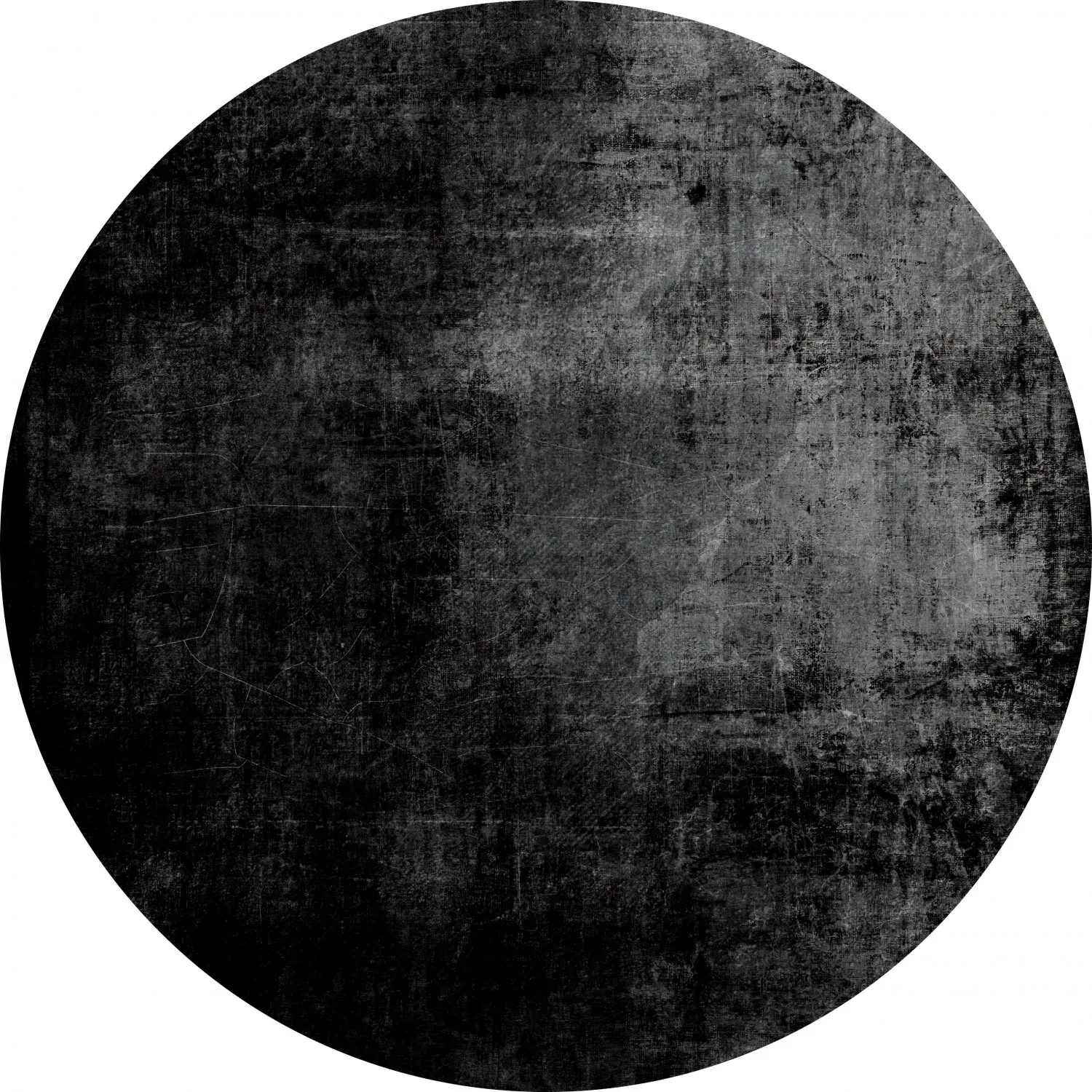Tappeto rotondo - Lynton (nero)