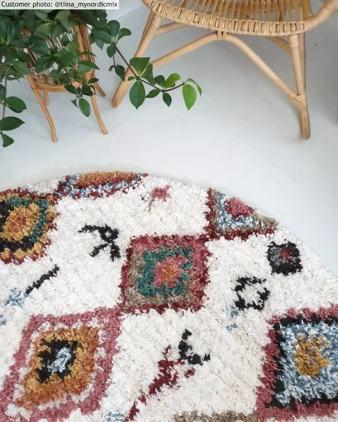Tappeti rotondi - Sezze (beige/multi)