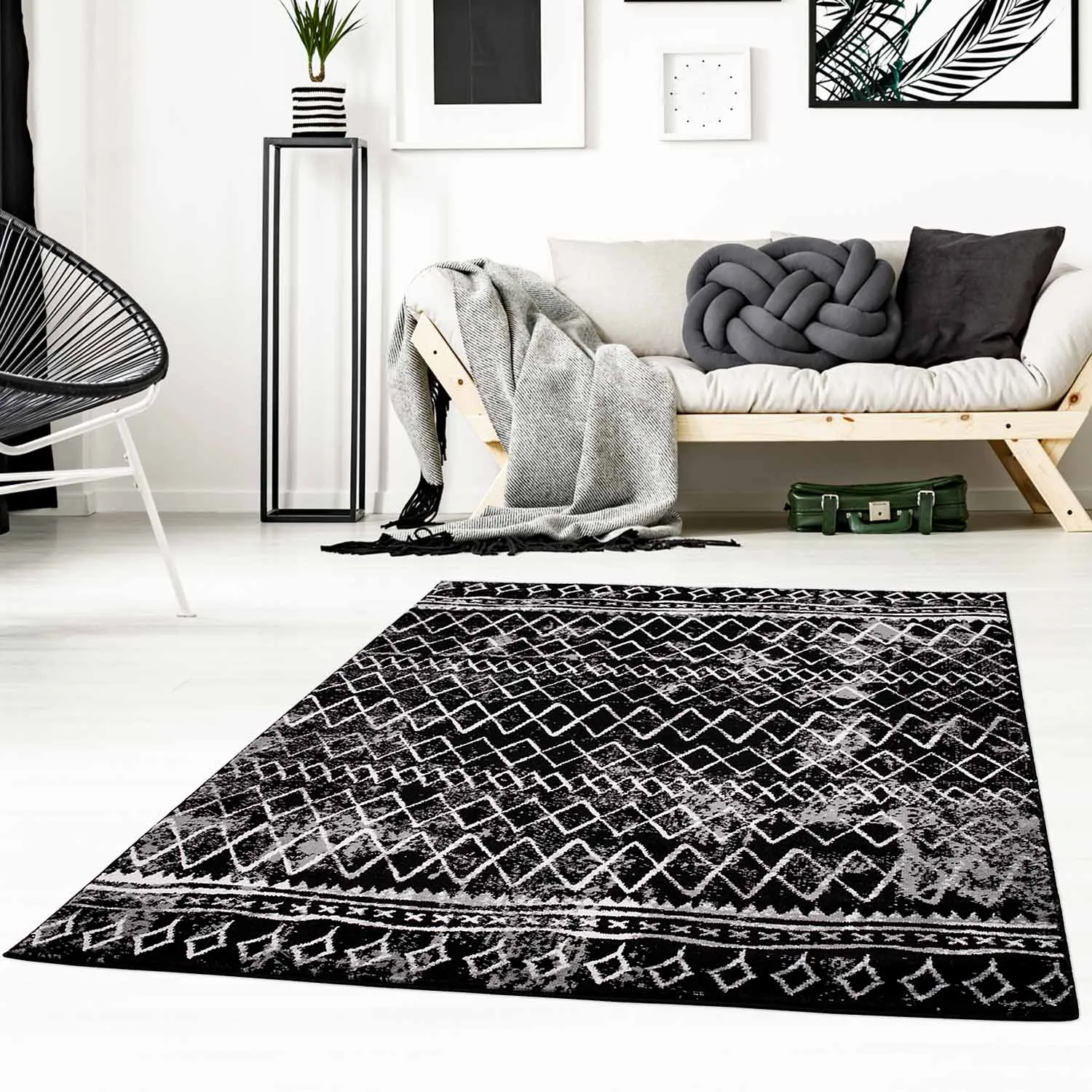Tappeto Wilton - Meknes (nero)
