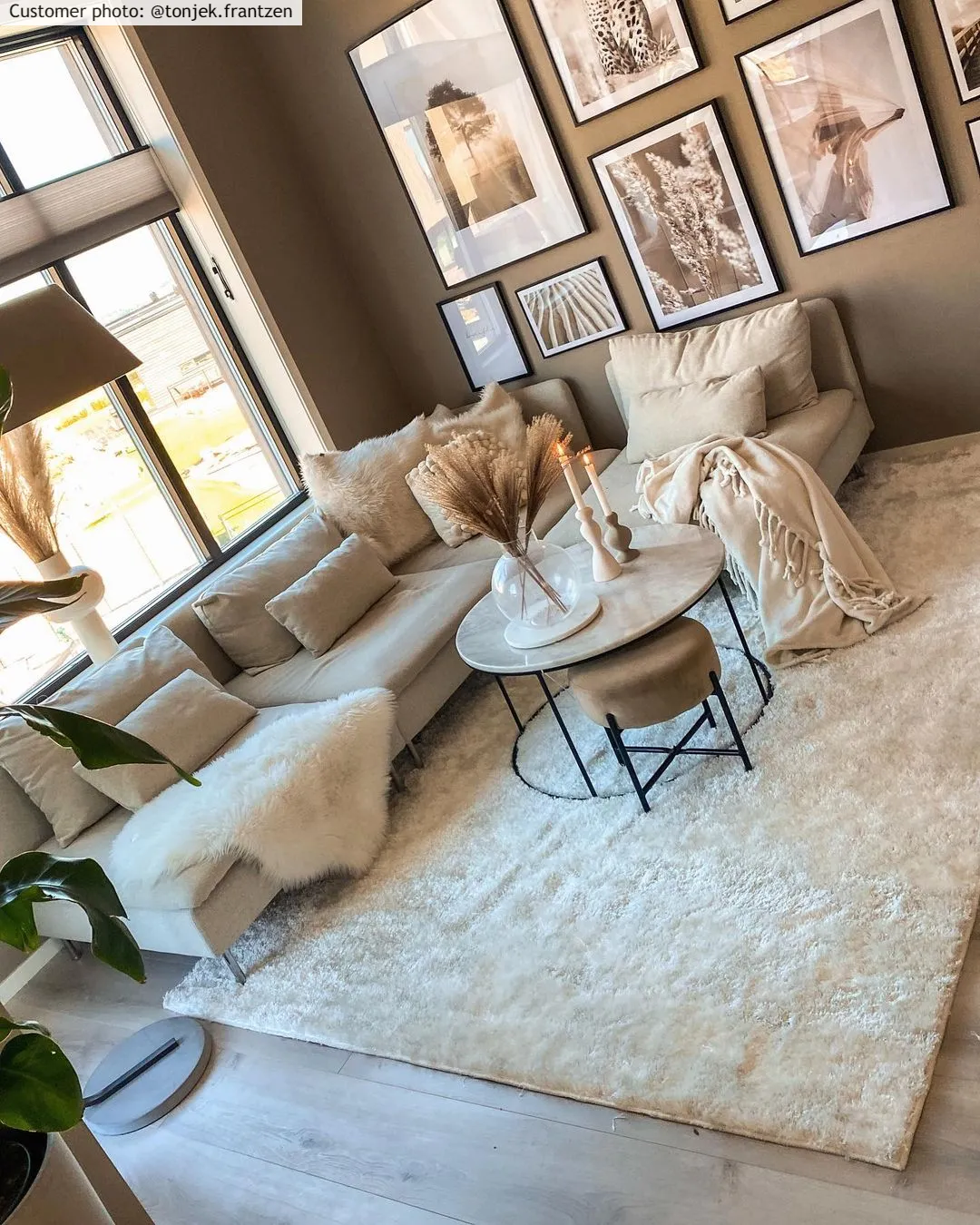 Tappeto A Pelo Lungo - Cosy (bianco)