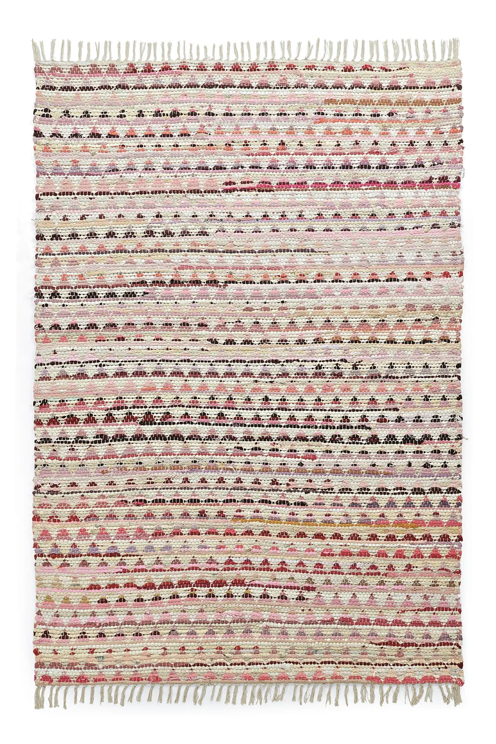 Tappeto Di Stracci - Lindby (rosa/multiplo)