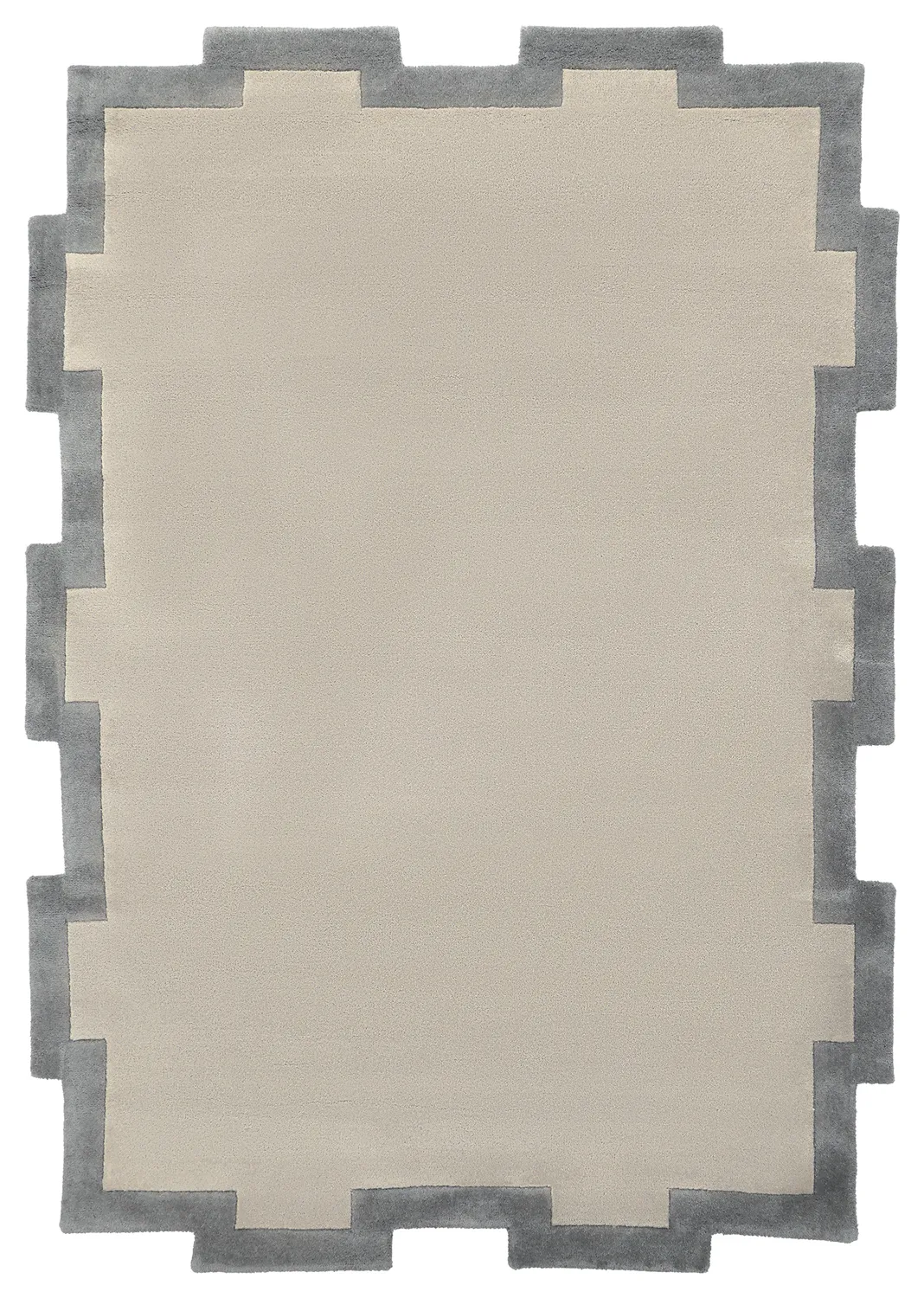 Tappeto In Lana - Agra Hand Tufted Wool Premium (grigio)