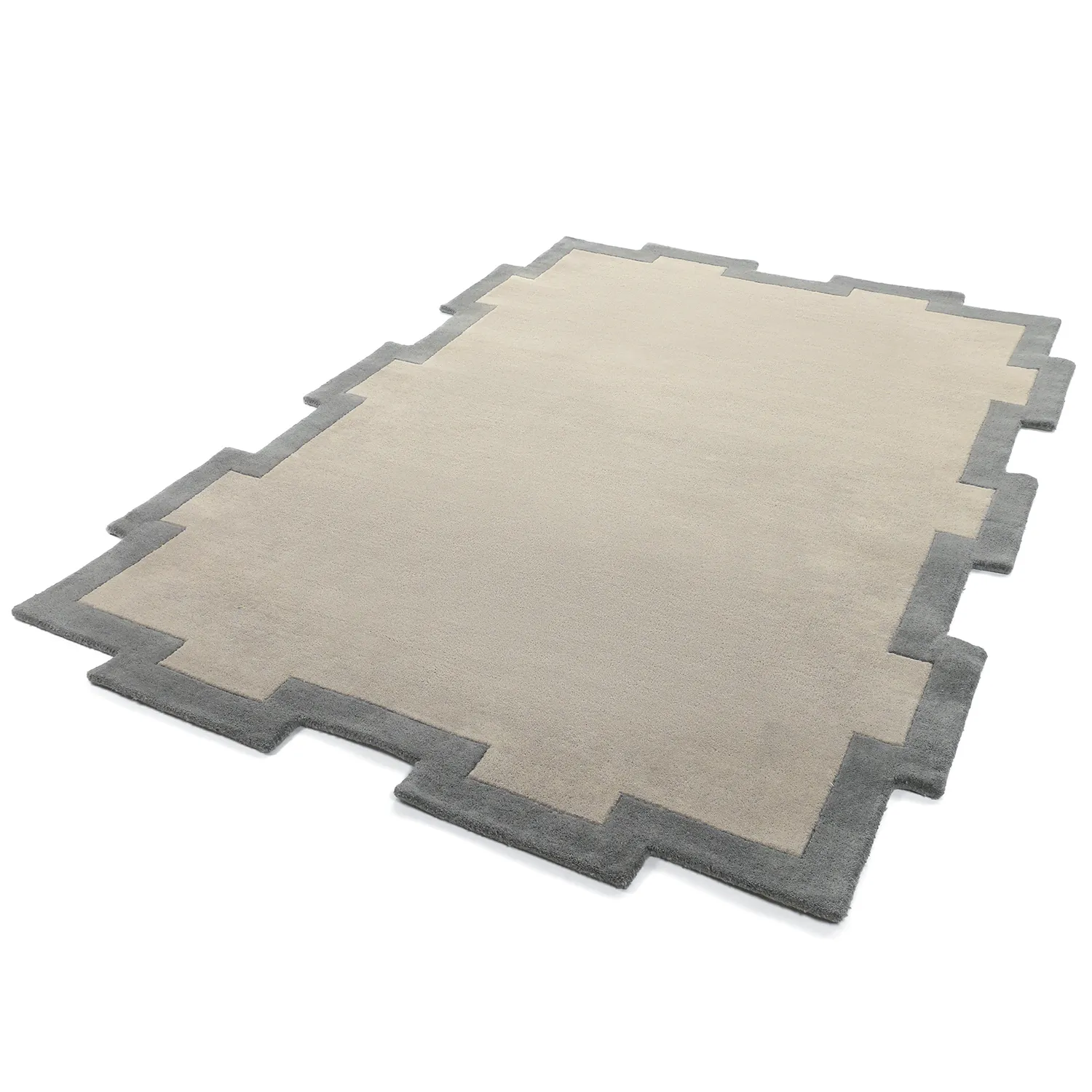 Tappeto In Lana - Agra Hand Tufted Wool Premium (grigio)