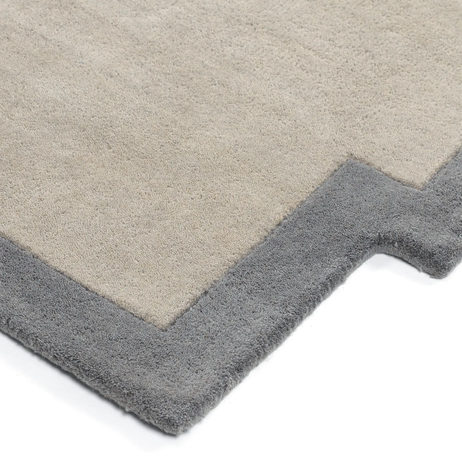 Tappeto In Lana - Agra Hand Tufted Wool Premium (grigio)