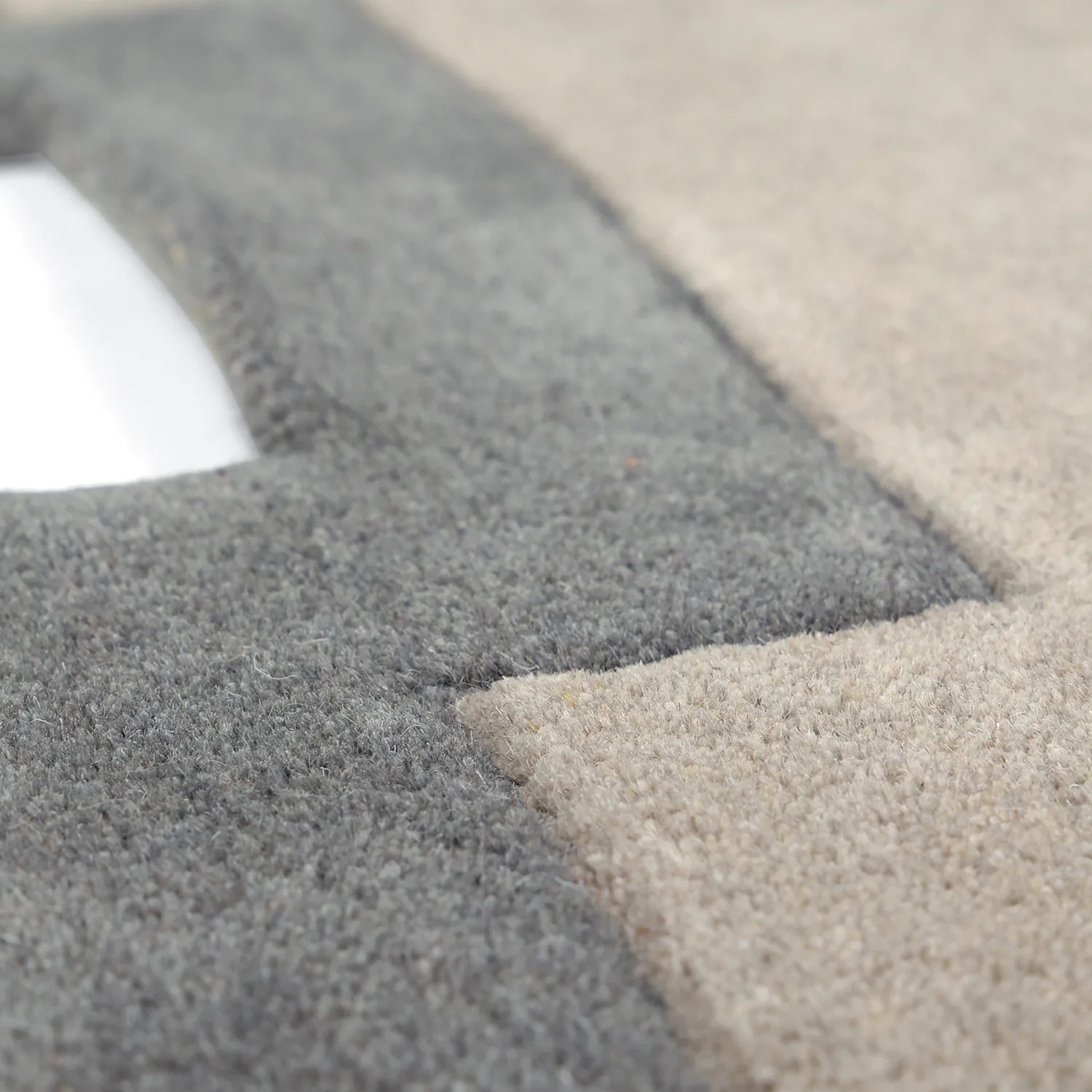 Tappeto In Lana - Agra Hand Tufted Wool Premium (grigio)