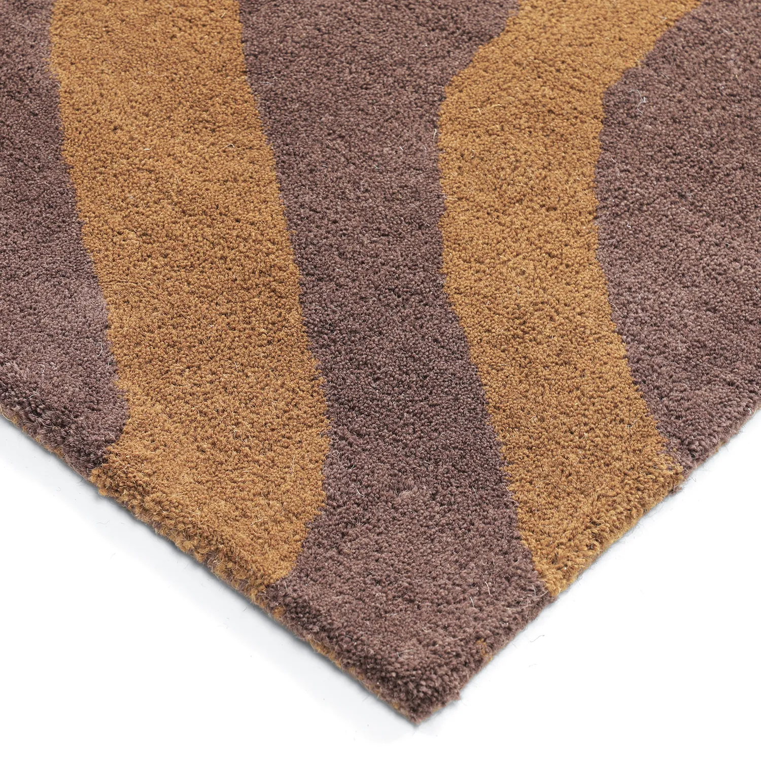 Tappeto In Lana - Aiz Hand Tufted Wool Premium (marrone)