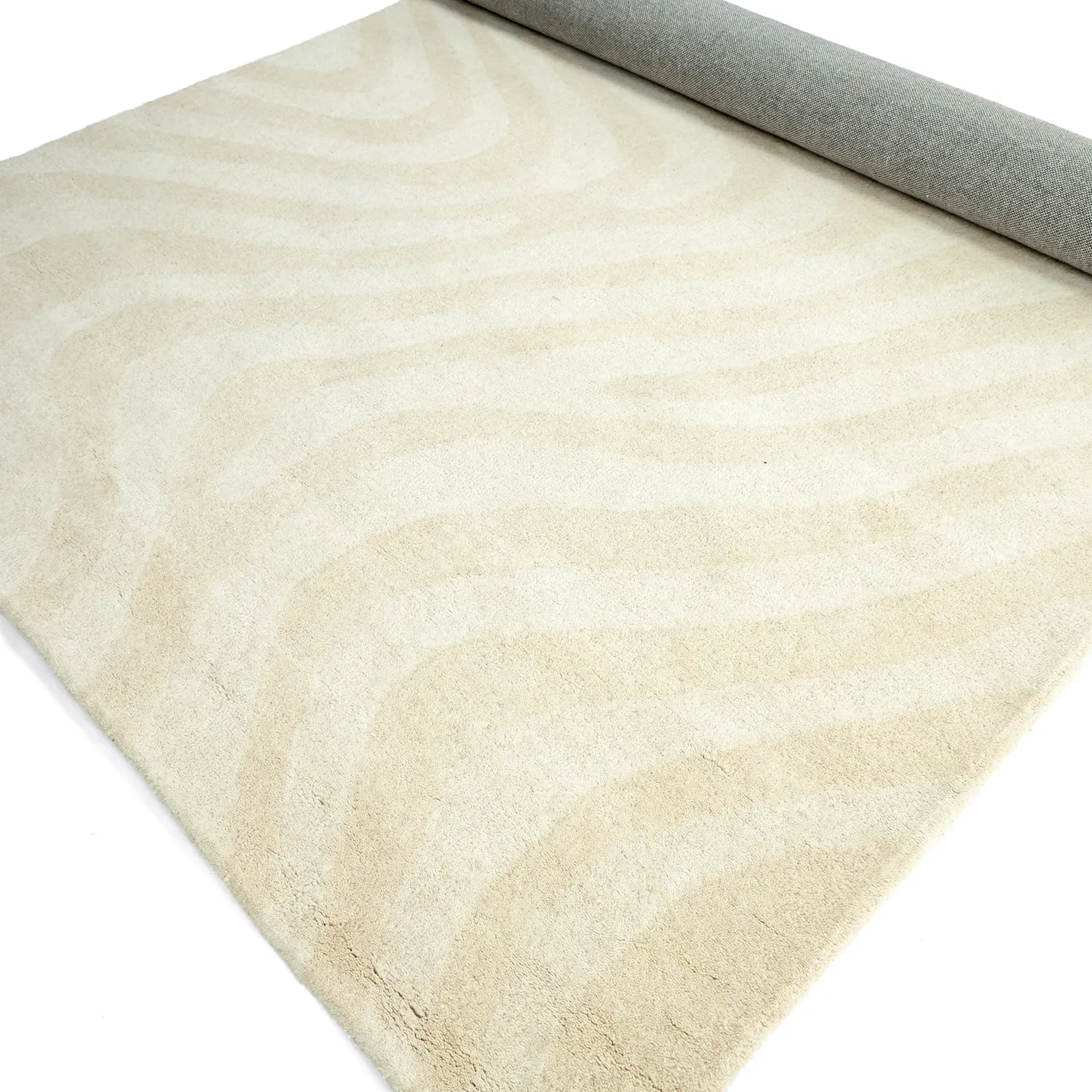 Tappeto In Lana - Aiz Hand Tufted Wool Premium (grigio)