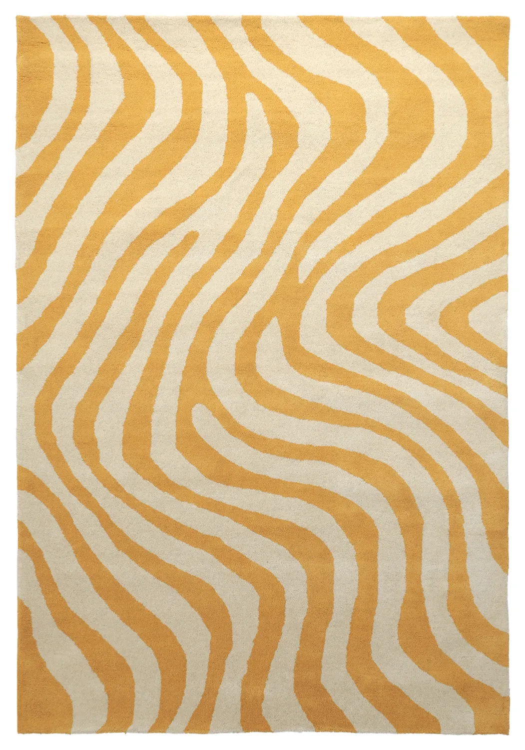 Tappeto In Lana - Aiz Hand Tufted Wool Premium (giallo)