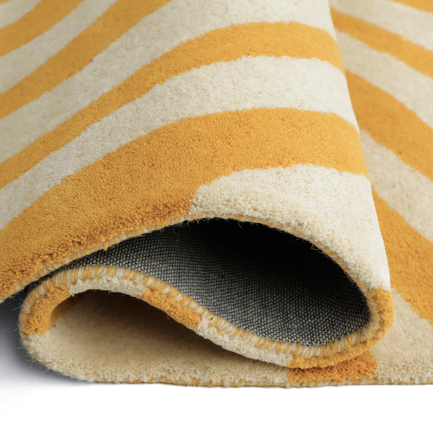 Tappeto In Lana - Aiz Hand Tufted Wool Premium (giallo)