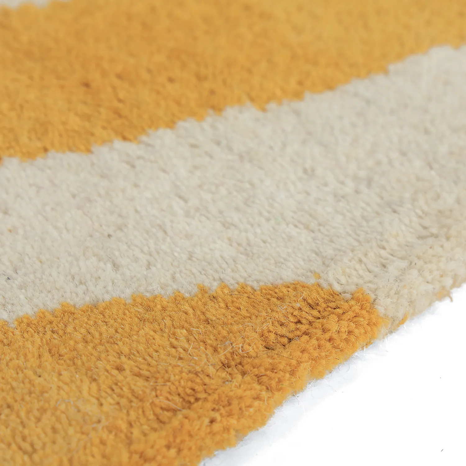 Tappeto In Lana - Aiz Hand Tufted Wool Premium (giallo)