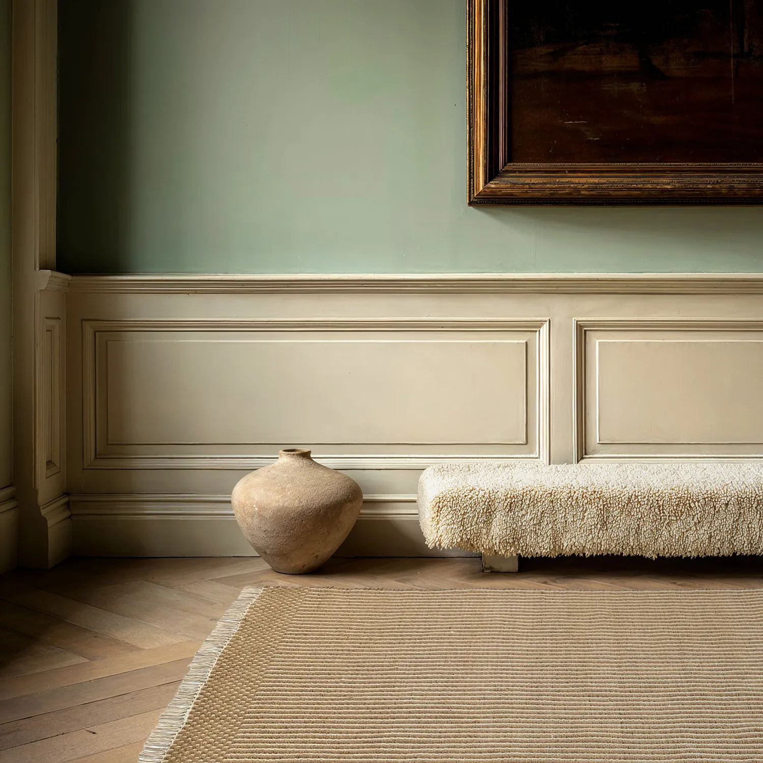 Tappeto In Lana - Arbil (beige/bianco)