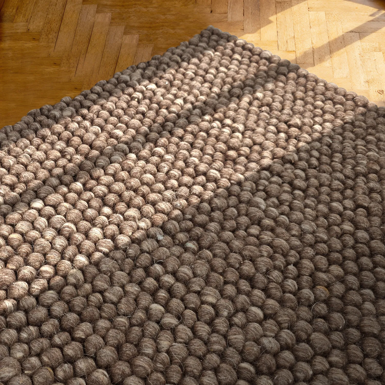 Tappeto In Lana - Avafors Wool Bubble (marrone/beige)