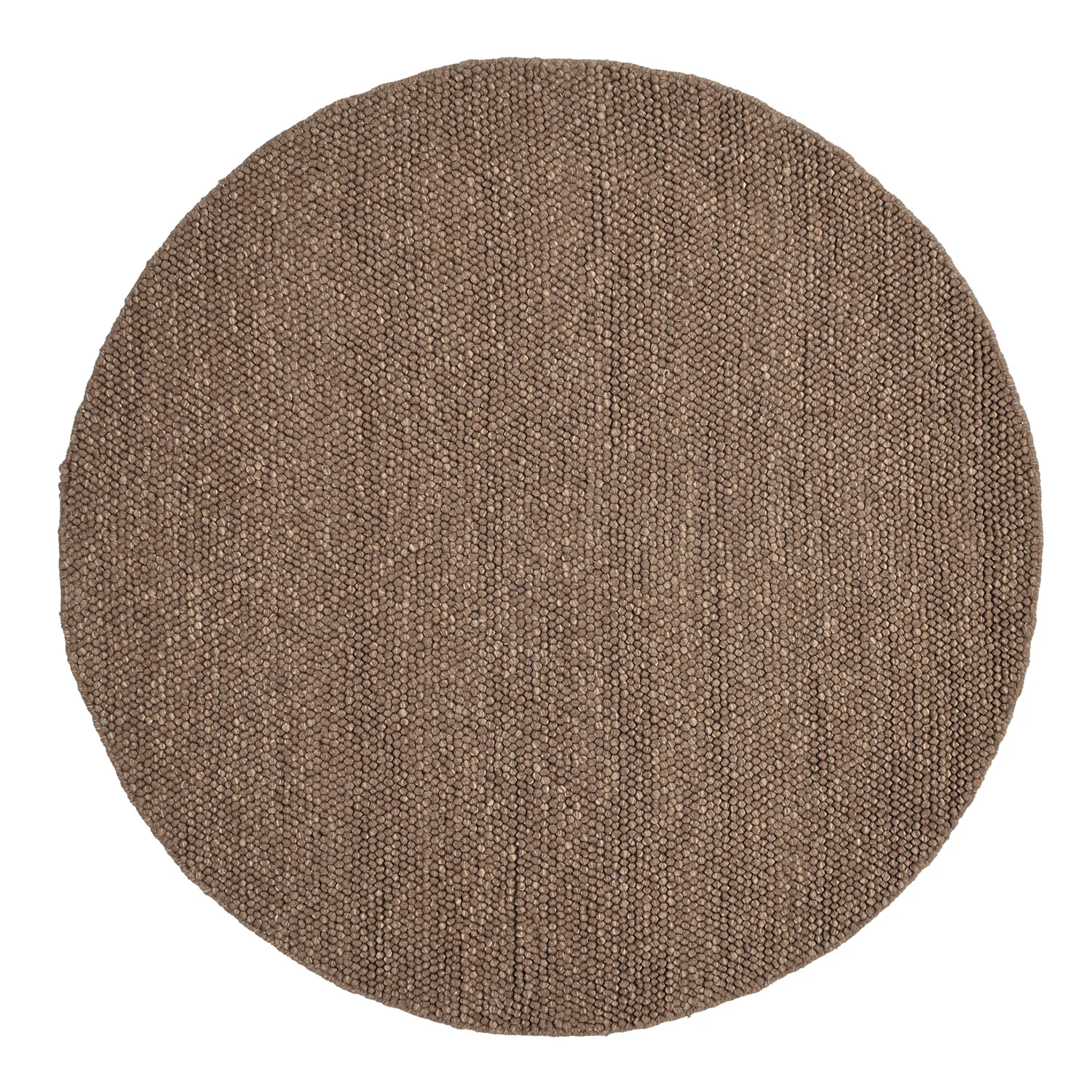 Tappeto rotondo - Avafors Wool Bubble (marrone/beige)