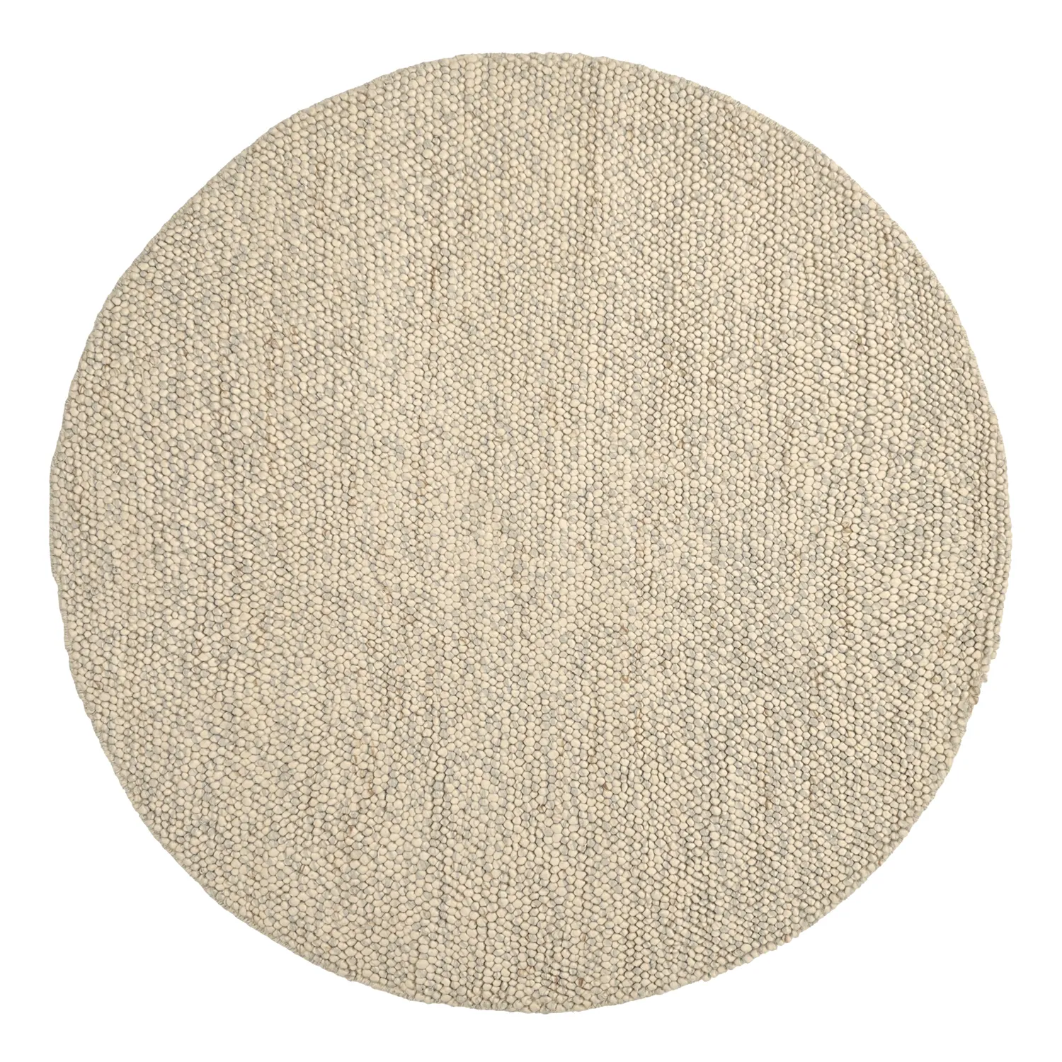 Tappeto rotondo - Avafors Wool Bubble (grigio/beige)