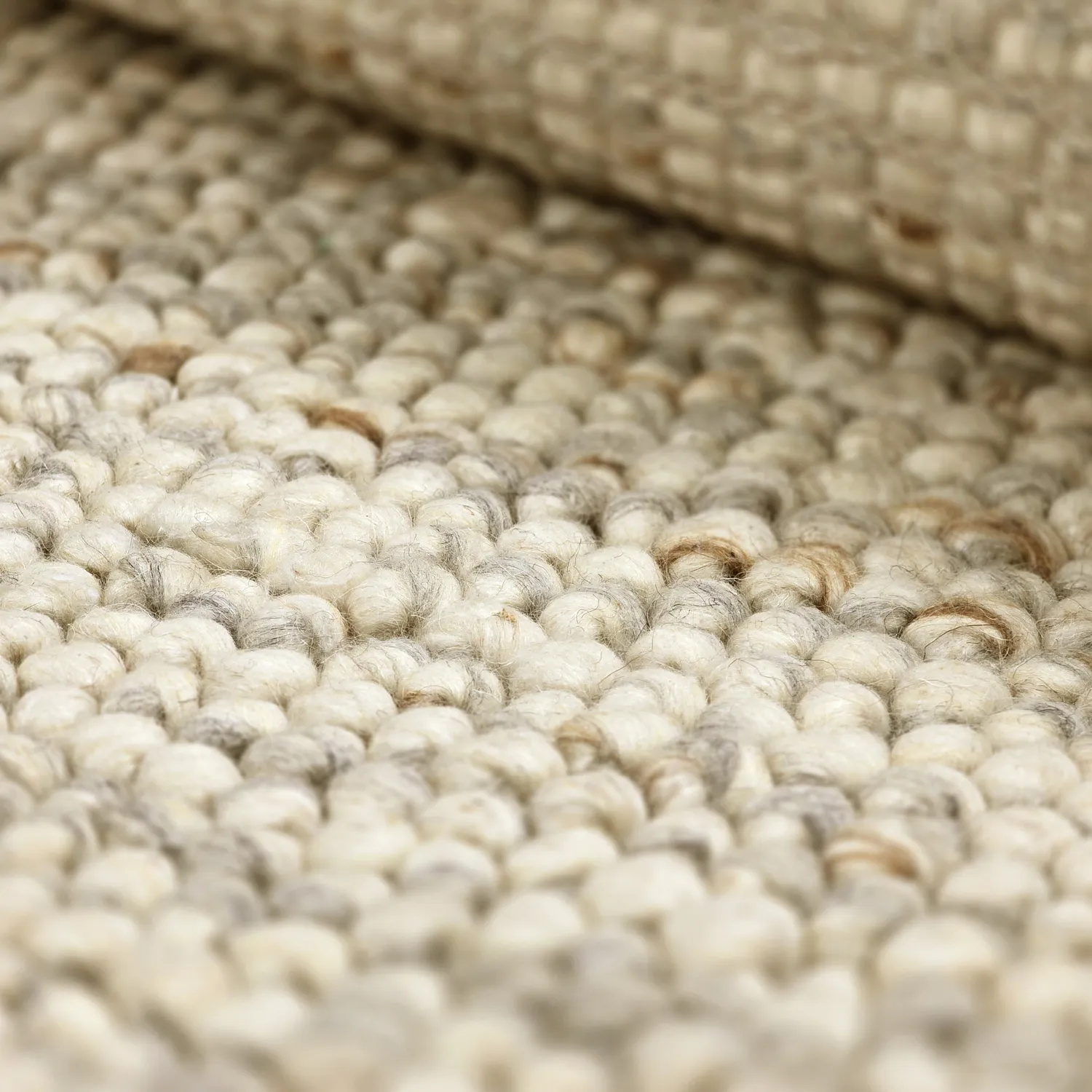 Tappeto rotondo - Avafors Wool Bubble (grigio/beige)