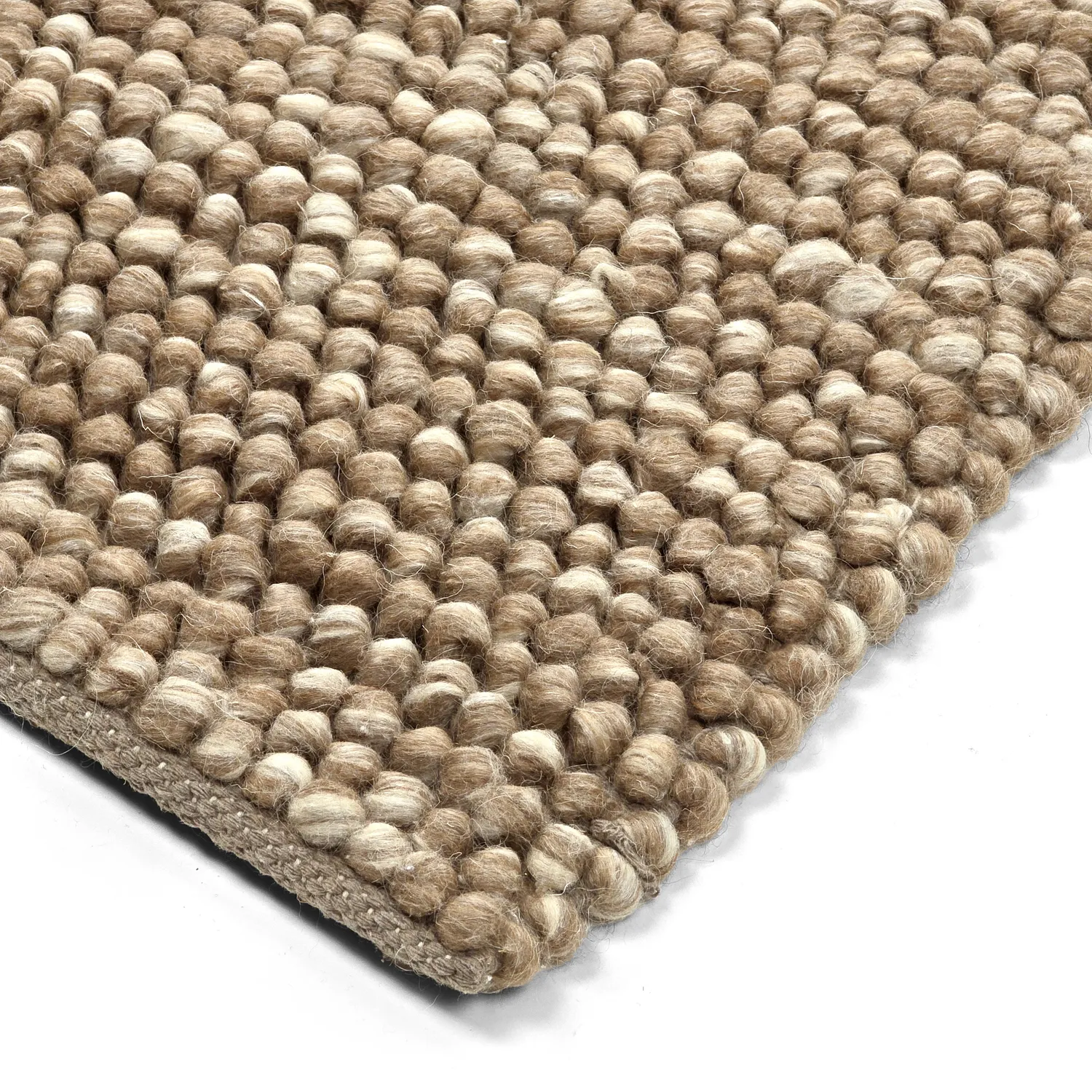 Tappeto In Lana - Avafors Wool Bubble (marrone chiaro/bianco)
