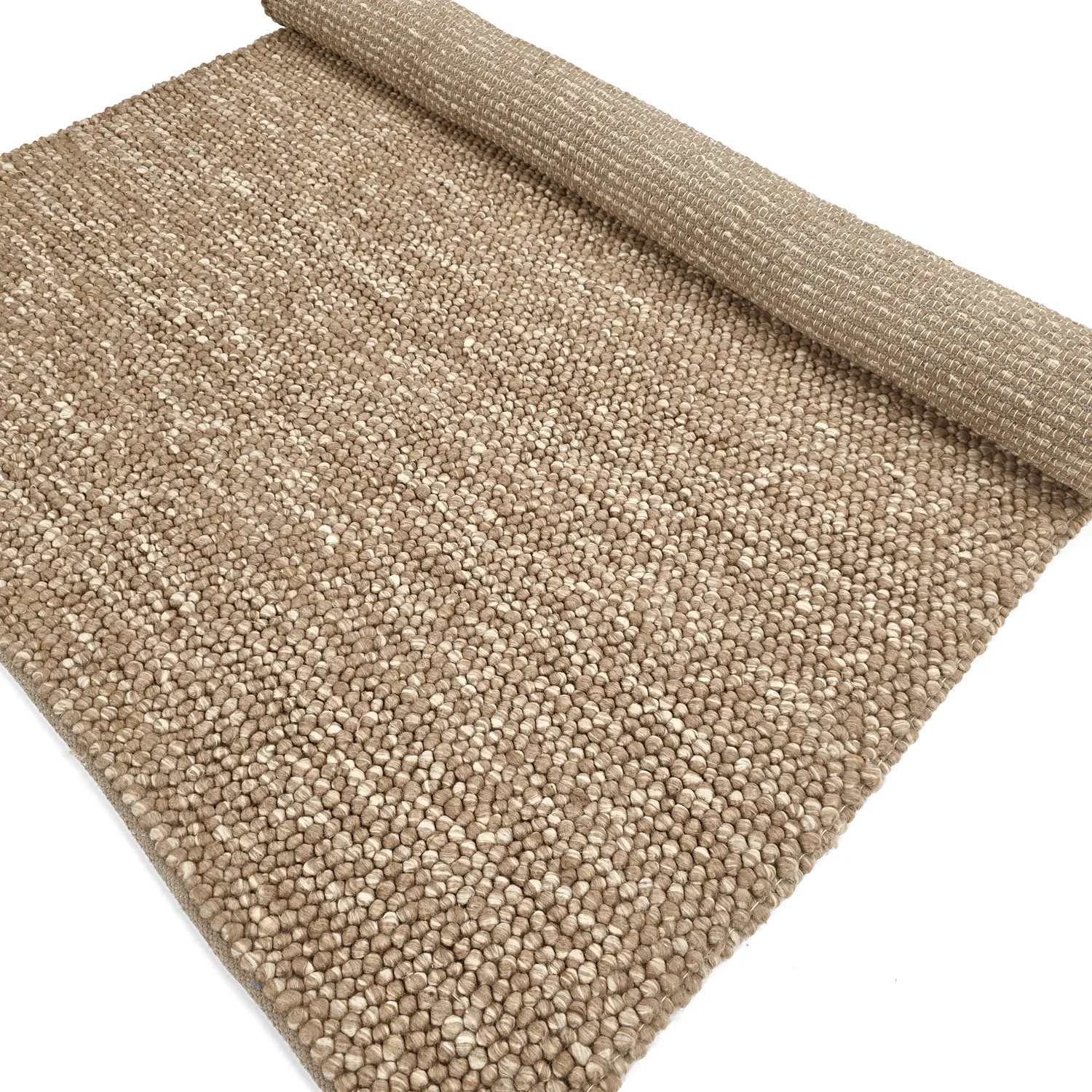 Tappeto In Lana - Avafors Wool Bubble (marrone chiaro/bianco)