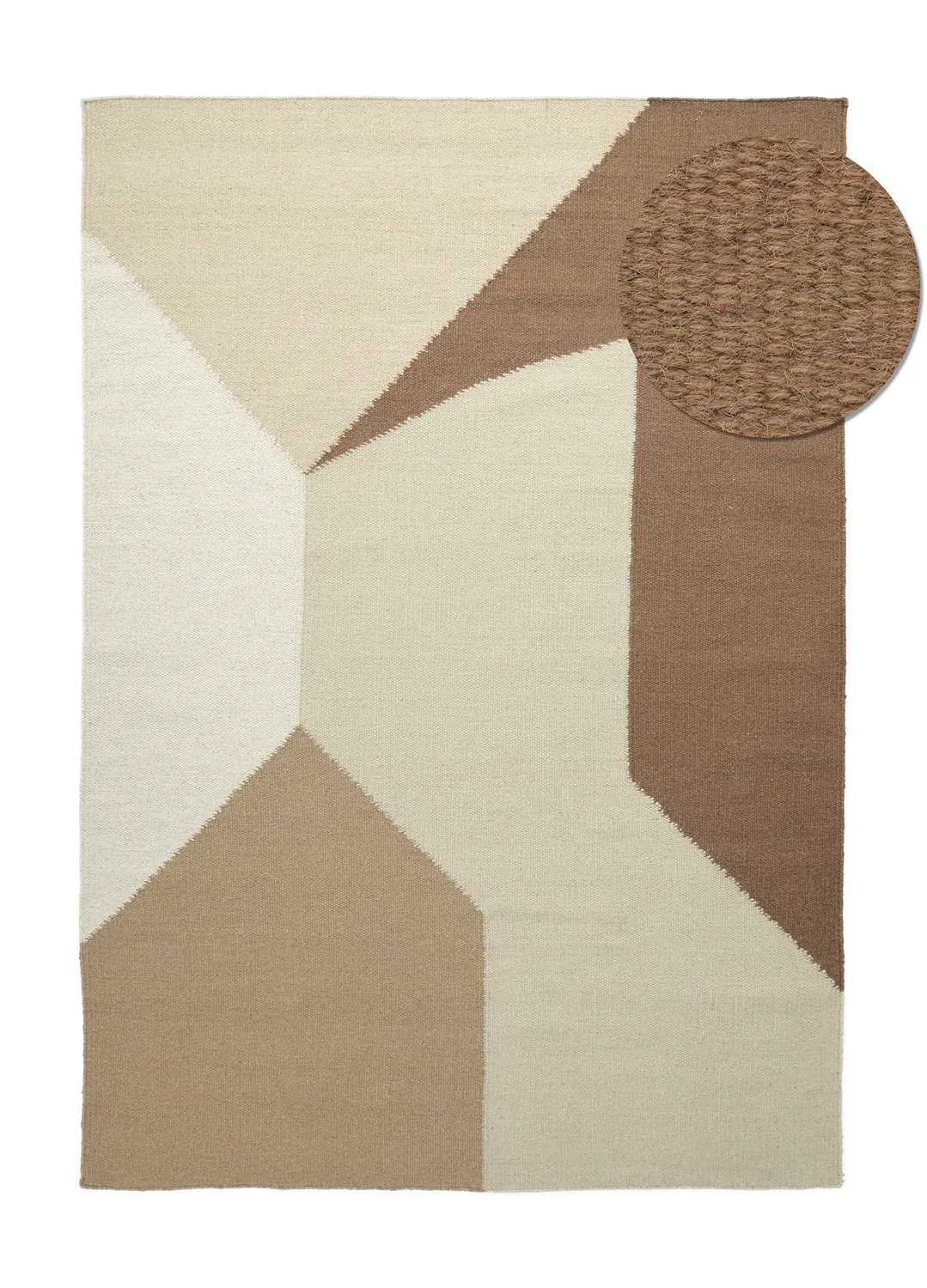 Tappeto In Lana - Aveiro (beige/multicolore)