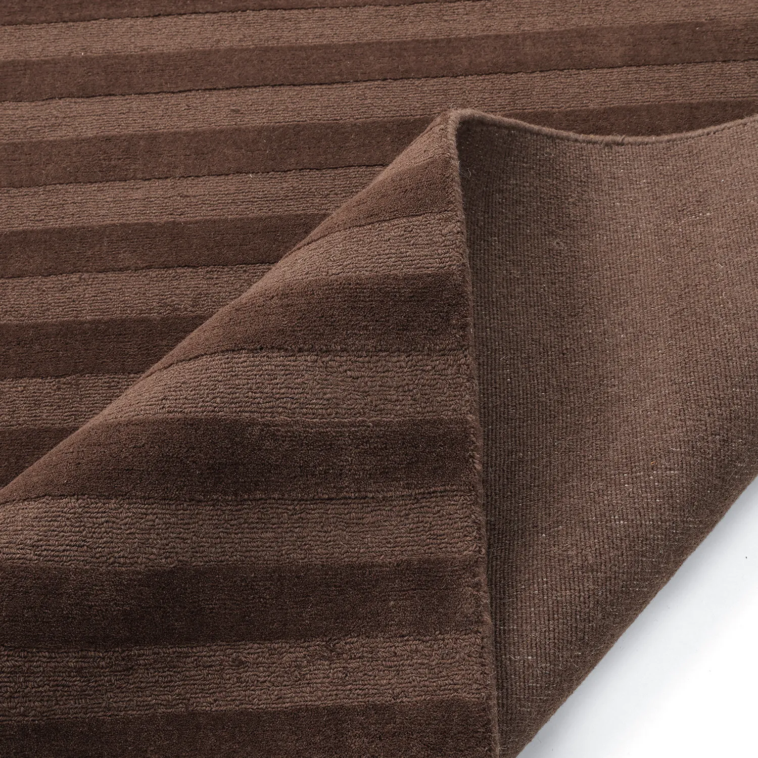 Tappeto In Lana - Brenta Handloom Wool Premium (marrone)