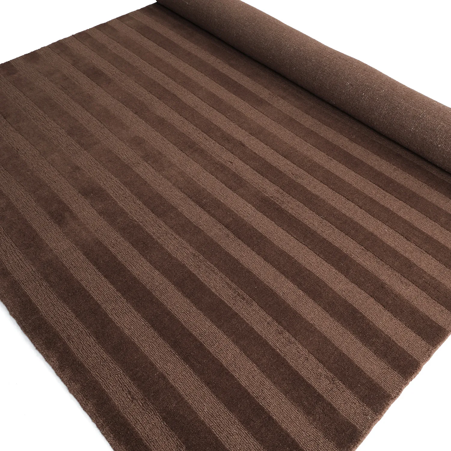 Tappeto In Lana - Brenta Handloom Wool Premium (marrone)