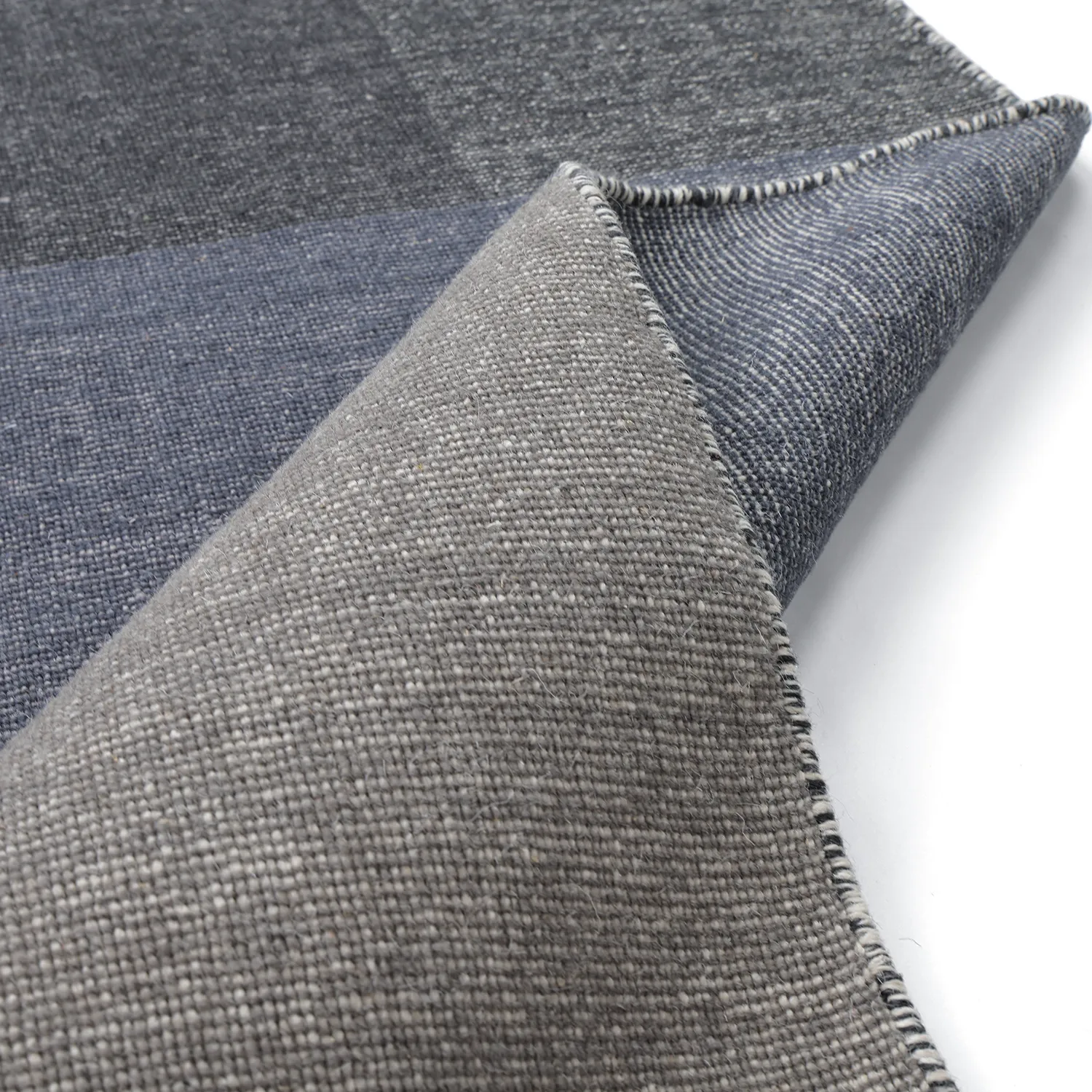 Tappeto In Lana - Chaves (blu/grigio/bianco)