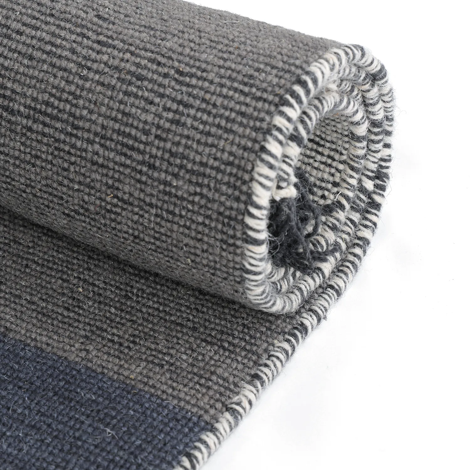 Tappeto In Lana - Chaves (blu/grigio/bianco)