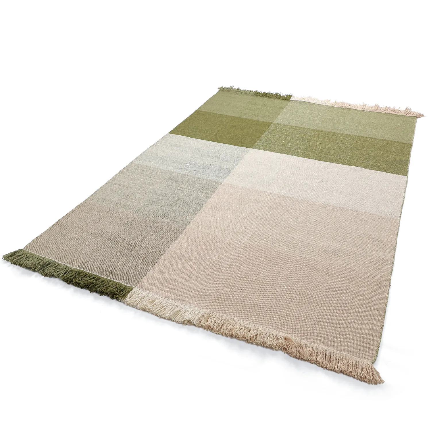 Tappeto In Lana - Chaves (verde/beige)