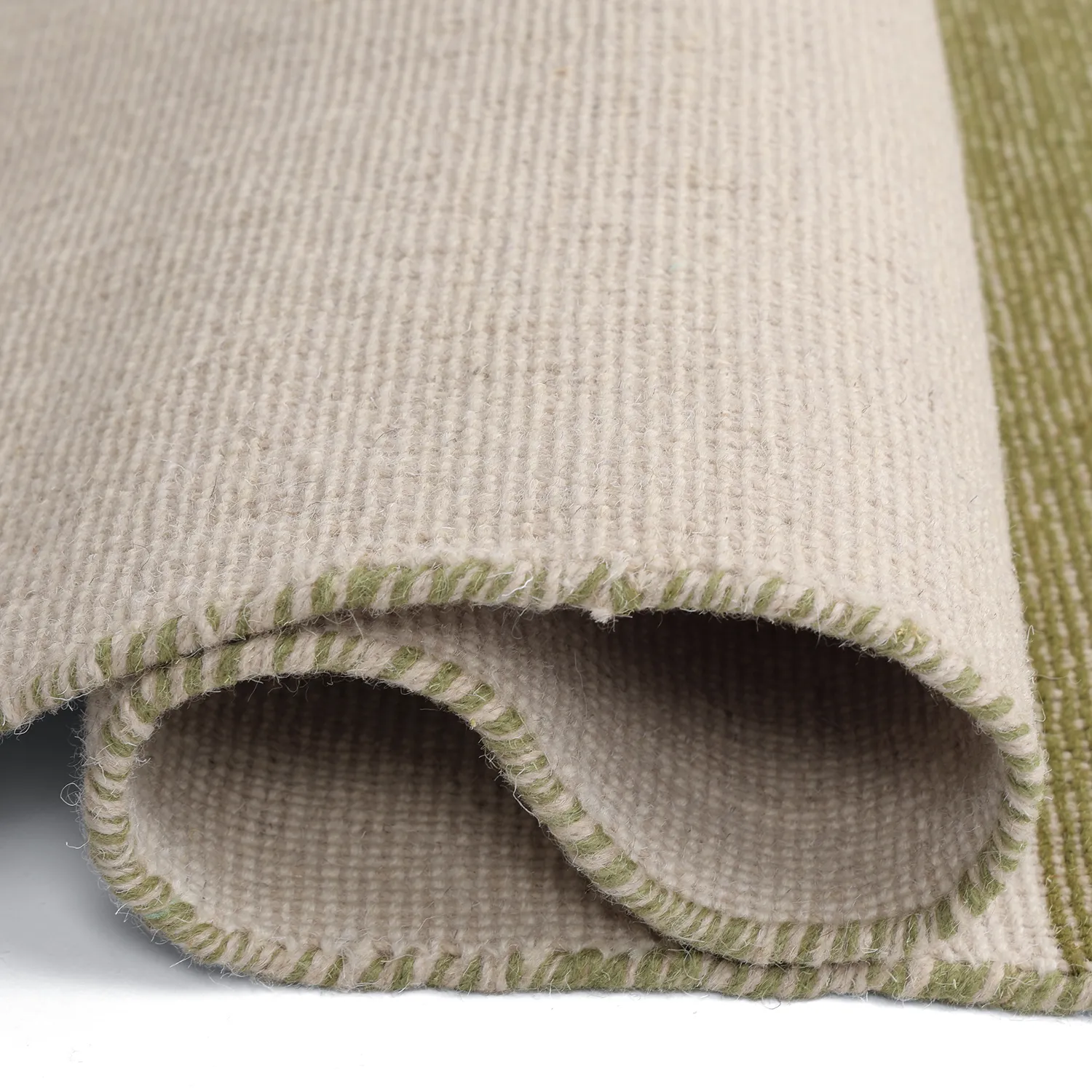 Tappeto In Lana - Chaves (verde/beige)