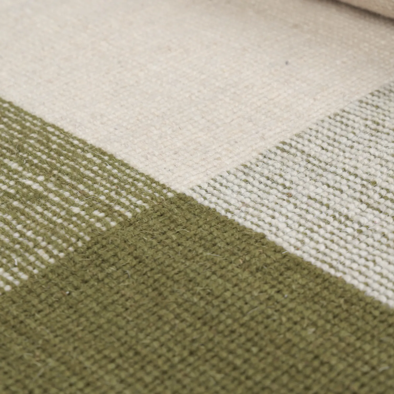 Tappeto In Lana - Chaves (verde/beige)
