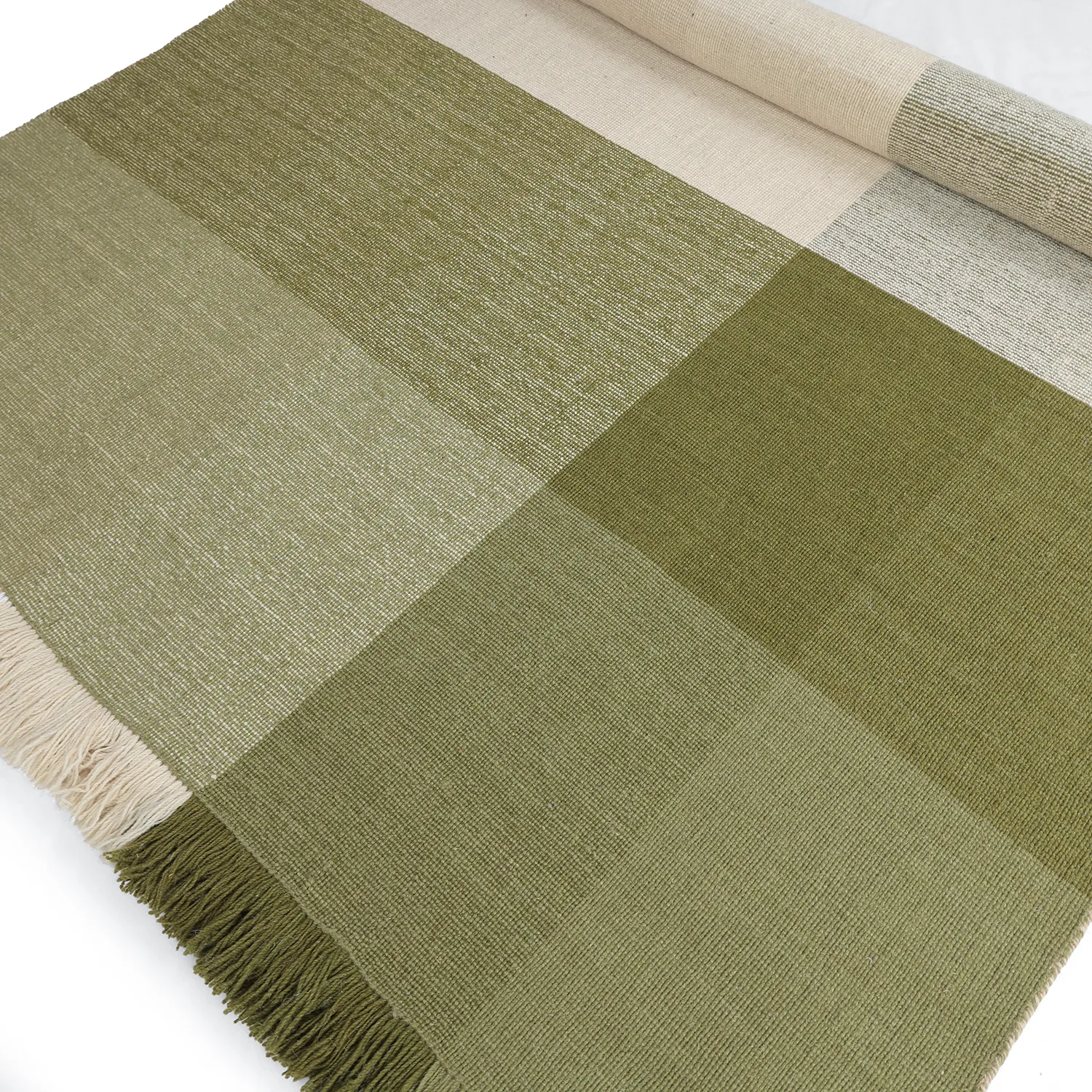 Tappeto In Lana - Chaves (verde/beige)