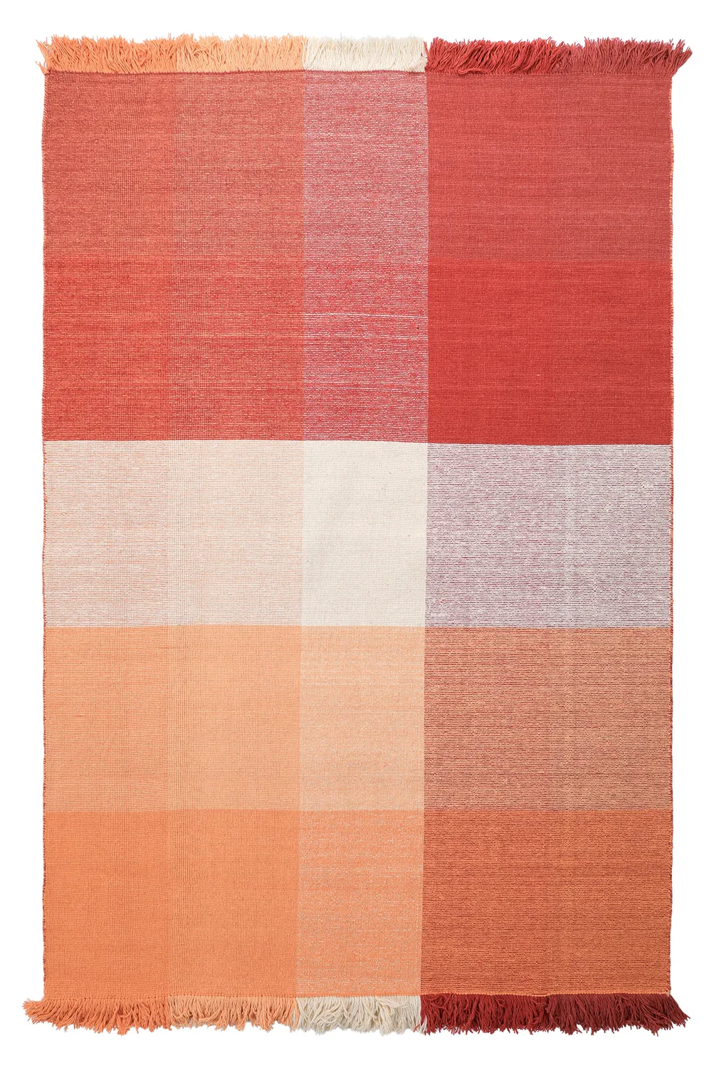 Tappeto In Lana - Chaves (rosso/arancione)